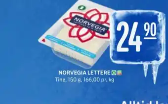 Rema 1000 Norvegia skiveost lett 16% tilbud