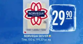 Rema 1000 Norvegia skiveost tilbud