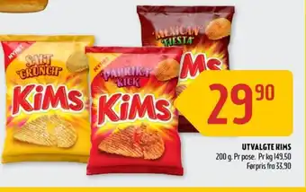 Coop Prix Kims chips tilbud