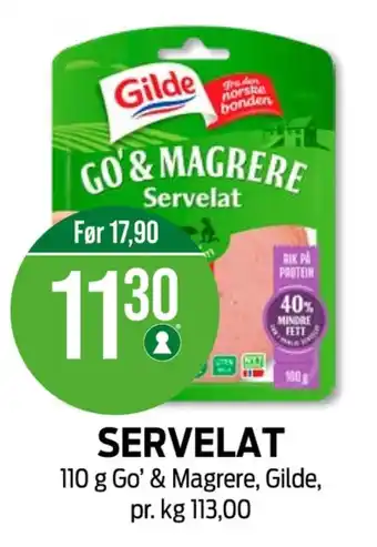 Kiwi Gilde servelat tilbud