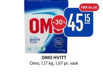 Rema 1000 Omo vaskepulver tilbud
