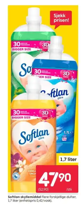 Rusta Softlan tøymykner tilbud