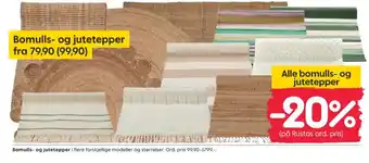 Rusta Ukjent teppe tilbud