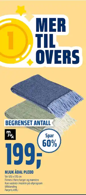 Coop Obs MJUK ÅDAL PLEDD tilbud