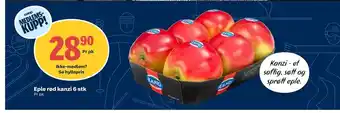 Coop Obs Eple rød kanzi 6 stk tilbud