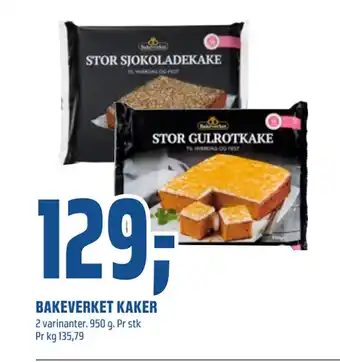 Coop Obs BAKEVERKET KAKER tilbud