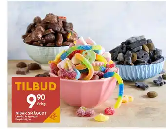 Coop Mega NIDAR SMÅGODT tilbud