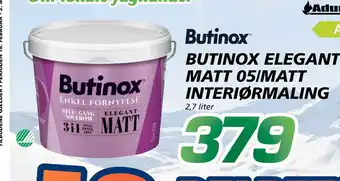 Coop Byggmix BUTINOX ELEGANT MATT 05/MATT INTERIØRMALING tilbud