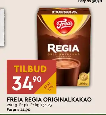 Coop Mega FREIA REGIA ORIGINALKAKAO tilbud