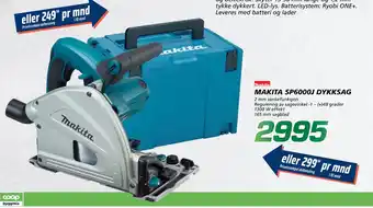 Coop Byggmix MAKITA SP6000J DYKKSAG tilbud