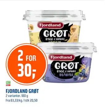 Coop Obs FJORDLAND GRØT tilbud