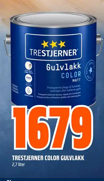 Obs Bygg TRESTJERNER COLOR GULVLAKK tilbud