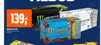 Coop Obs MONSTER 10 PK tilbud