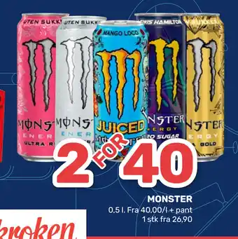 Coop Marked MONSTER tilbud