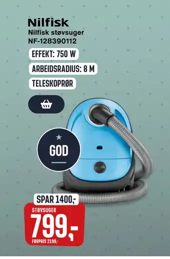 Skousen Nilfisk støvsuger NF-128390112 tilbud