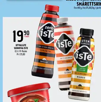 Coop Prix UTVALGTE SUNNIVA ISTE tilbud