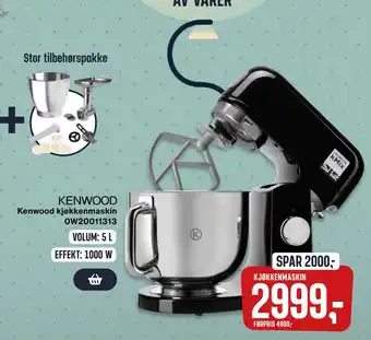 Skousen Kenwood kjøkkenmaskin 0W20011313 tilbud