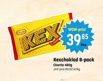 Eurocash Kexchoklad 8-pack tilbud