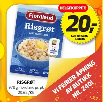 Bunnpris Risgrøt tilbud