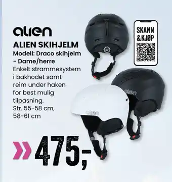 Sport Outlet ALIEN SKIHJELM tilbud