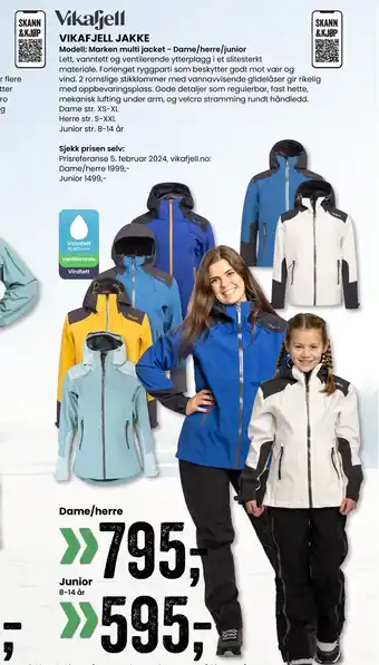 Sport Outlet VIKAFJELL JAKKE tilbud