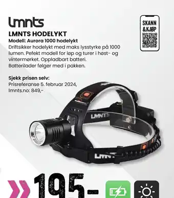 Sport Outlet LMNTS HODELYKT tilbud