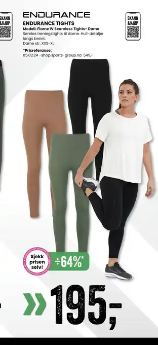 Sport Outlet ENDURANCE TIGHTS tilbud