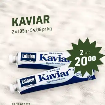 Holdbart KAVIAR tilbud