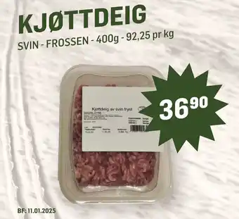 Holdbart KJØTTDEIG tilbud
