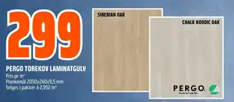 Coop Obs PERGO TOREKOV LAMINATGULV tilbud