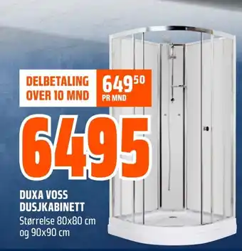 Coop Obs DUXA VOSS DUSJKABINETT tilbud