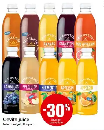 Eurospar Cevita juice tilbud