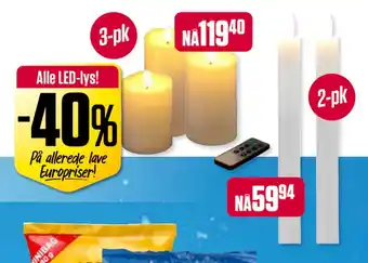 Europris Alle LED-lys tilbud