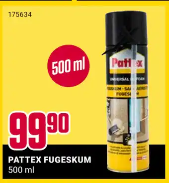 Europris PATTEX FUGESKUM tilbud