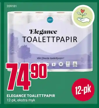 Europris ELEGANCE TOALETTPAPIR tilbud