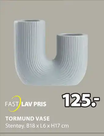 JYSK TORMUND VASE tilbud