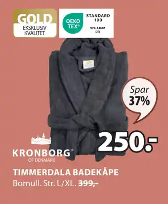 JYSK TIMMERDALA BADEKÅPE tilbud