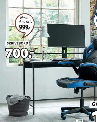 JYSK TISTRUP SKRIVEBORD tilbud