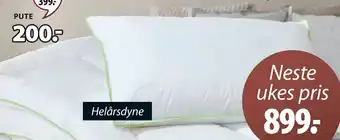 JYSK PUTE tilbud