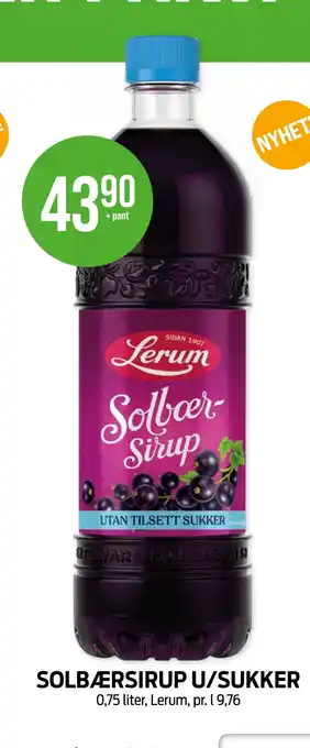Kiwi SOLBÆRSIRUP U/SUKKER tilbud