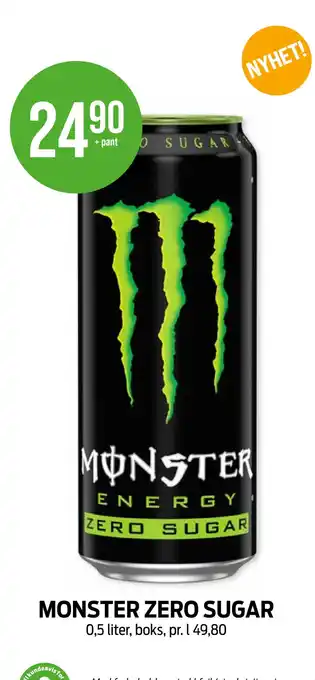 Kiwi MONSTER ZERO SUGAR tilbud