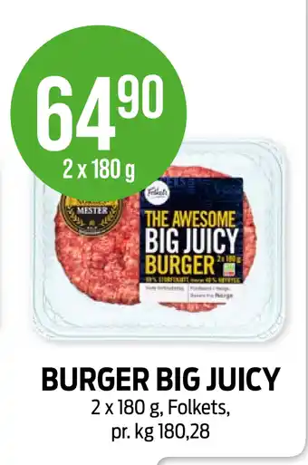 Kiwi BURGER BIG JUICY tilbud