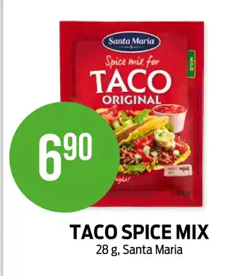 Kiwi TACO SPICE MIX tilbud