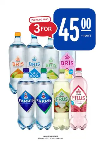 Rema 1000 FARRIS/BRIS/FRUS tilbud
