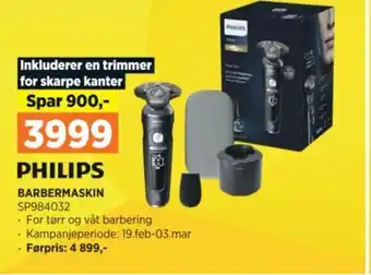 POWER BARBERMASKIN tilbud