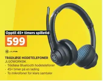 POWER TRÅDLØSE HODETELEFONER tilbud