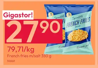 Gigaboks French fries m/salt 350 g tilbud