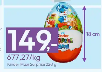 Gigaboks Kinder Maxi Surprise 220 g tilbud