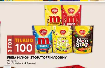 Coop Mega FREIA M/NON STOP/TOFFIN/CORNY tilbud