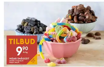 Coop Mega NIDAR SMÅGODT tilbud